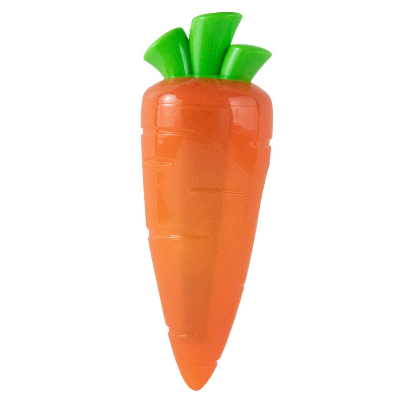 Petstages Crunch Veggies Carrot Dog Chew Toy, Large - Image 1